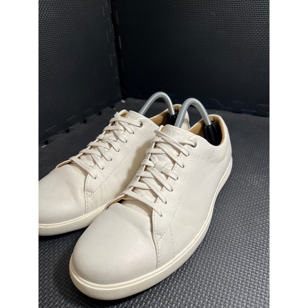 Cole Haan Grand Crosscourt Sneakers Mens 9M White Leather Low Top C26515 - Picture 2 of 9